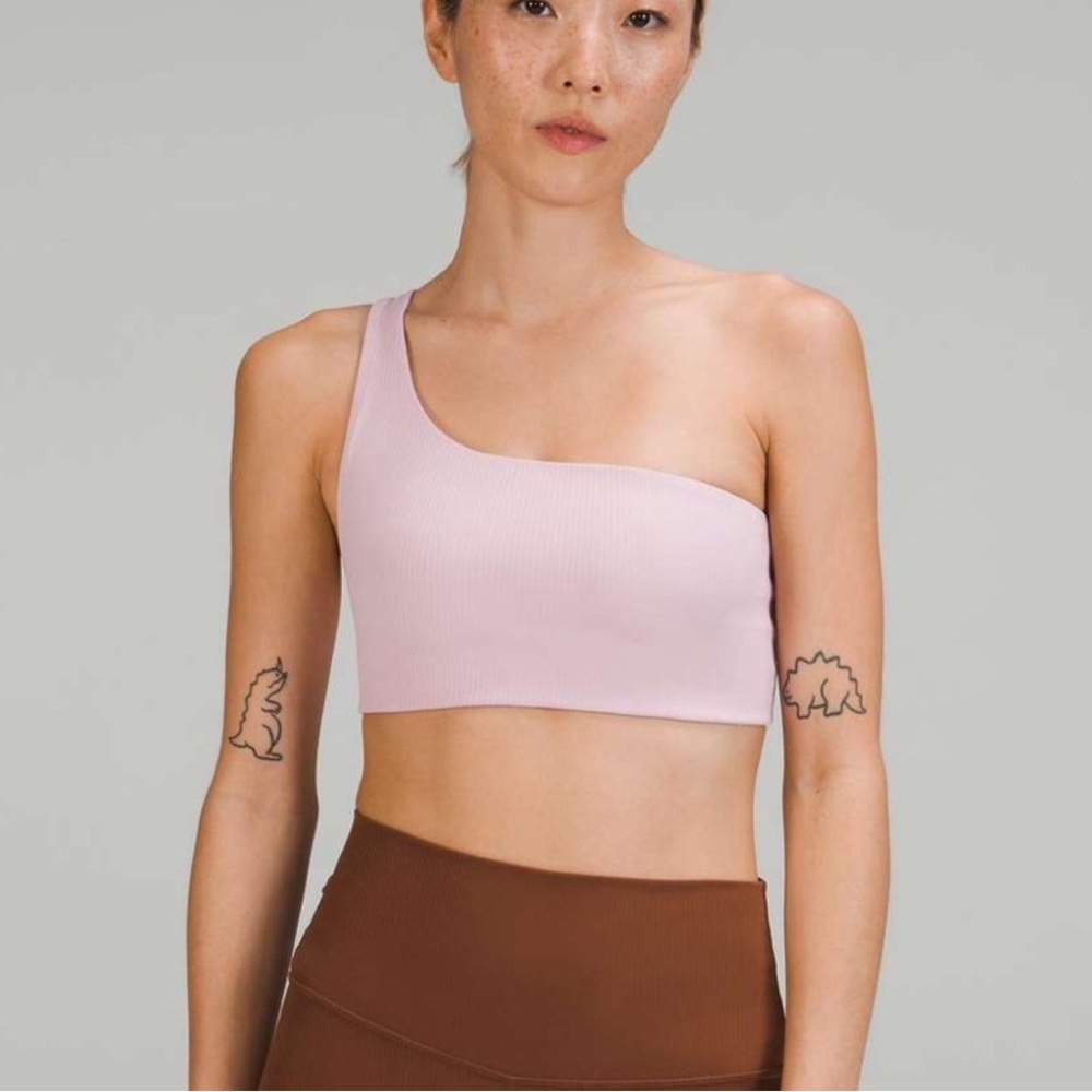Lululemon Pink one strap sports bra